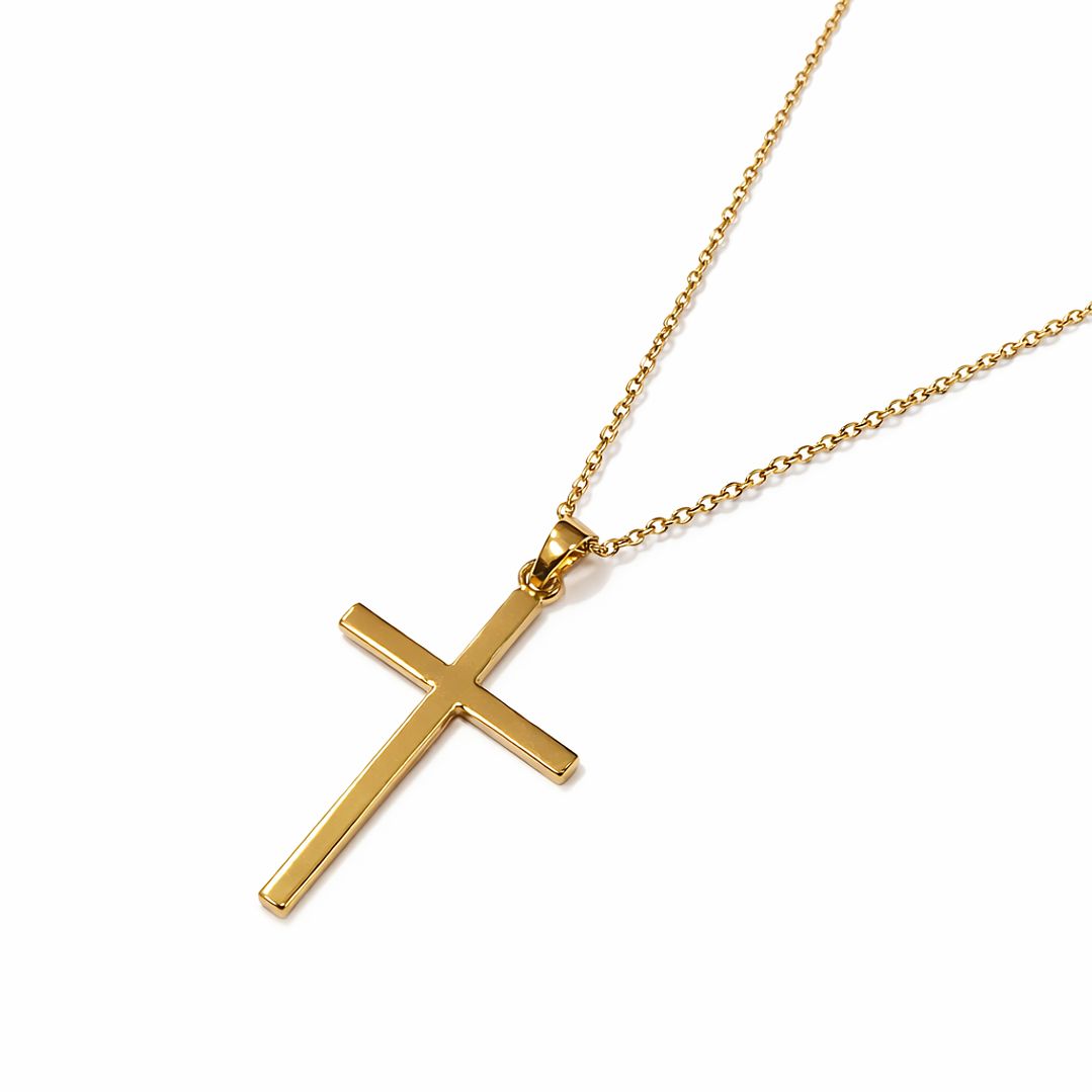 Colgante Oro Amarillo 18kt Cruz 32x18MM 2