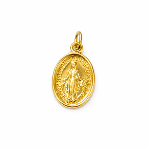 Colgante Oro Amarillo 18kt Virgen 15MM