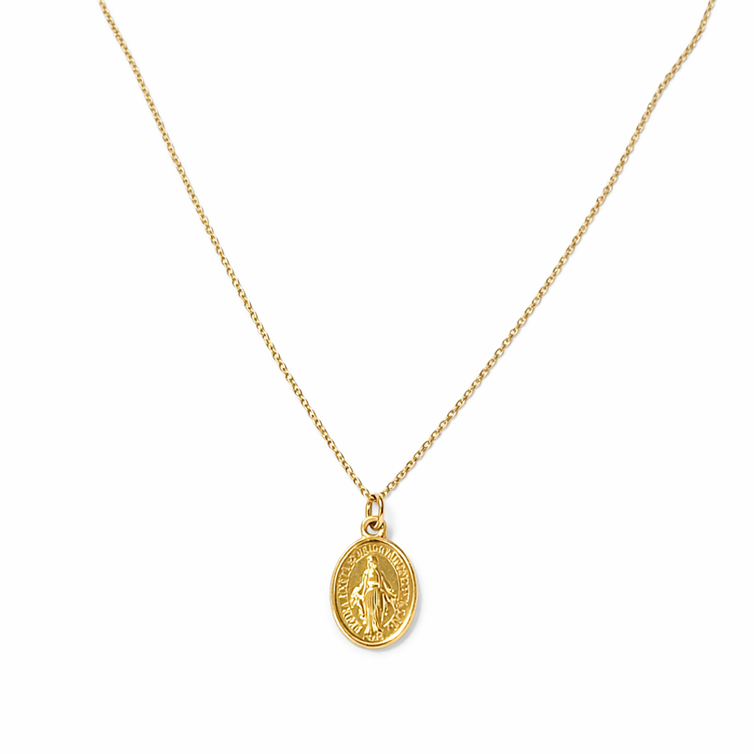 Colgante Oro Amarillo 18kt Virgen 15MM 3