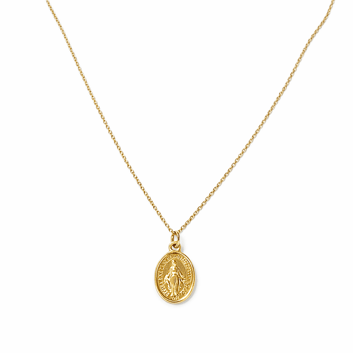 Colgante Oro Amarillo 18kt Virgen 15MM 3