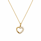 Colgante Oro Amarillo 18kt Corazón 1/2 Circonita - Miniatura 3