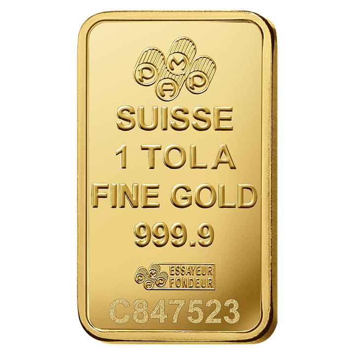 Lingote de Oro puro 24kt PAMP Suisse Lady Fortuna de 11,664 grs 1