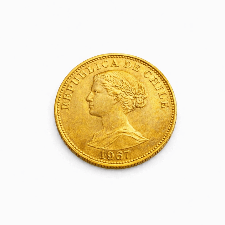 Moneda chilena de 50 pesos año 1967 1