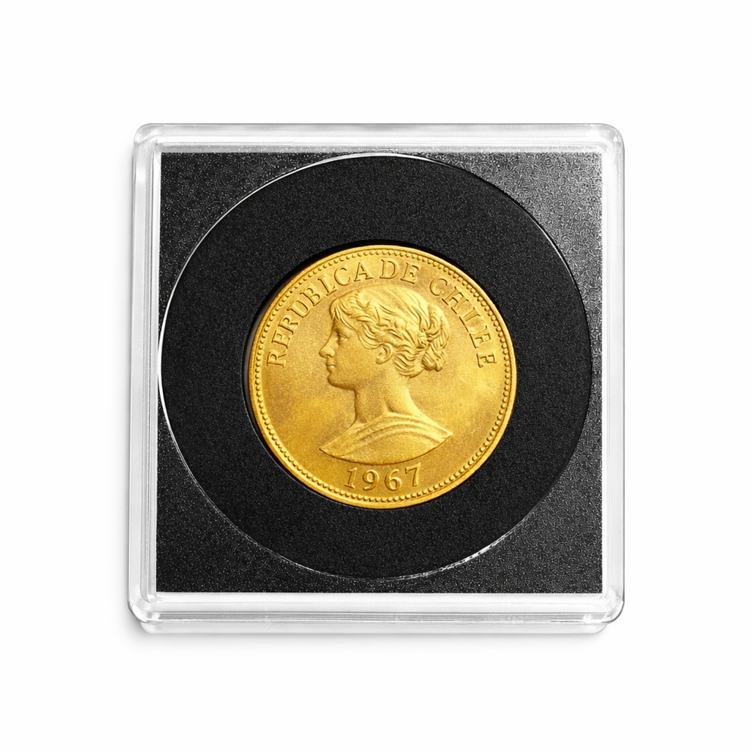 Moneda chilena de 50 pesos año 1967 3