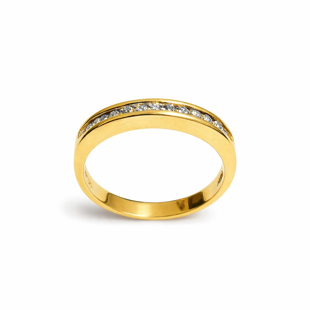 Anillo Oro Amarillo 18kt Brillo Sutil 3