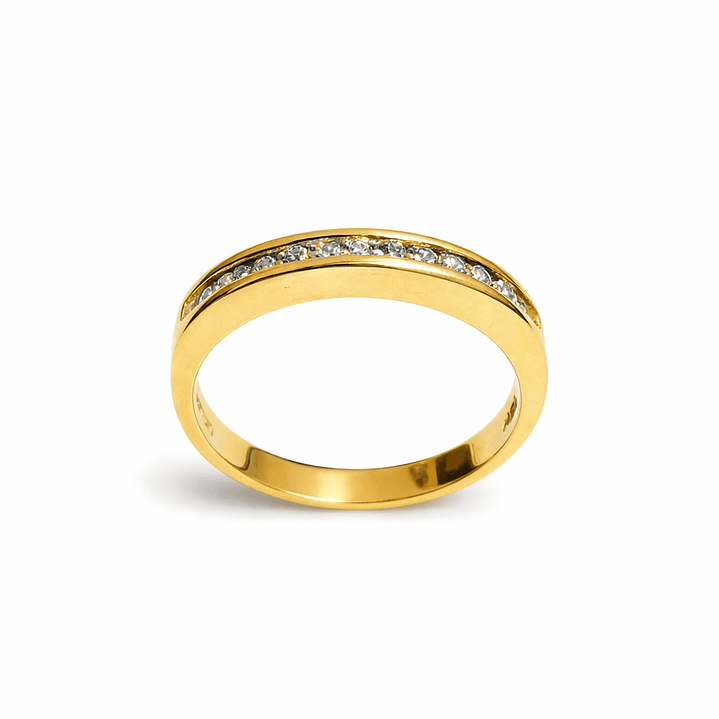 Anillo Oro Amarillo 18kt Brillo Sutil 3