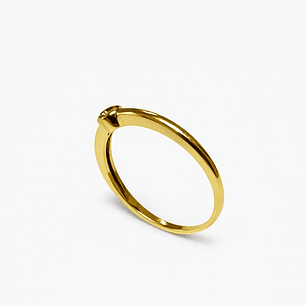 Anillo Oro Amarillo 18kt Punto de Luz