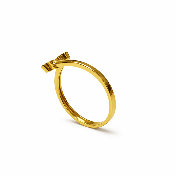 Anillo Oro Amarillo 18kt Zafiros Duo 2