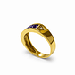 Anillo Oro Amarillo 18kt Amatista Baguette - Miniatura 2