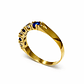 Anillo Oro Amarillo 18kt Reina Azul - Miniatura 3