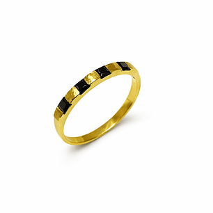 Anillo Oro Amarillo 18kt Eclipse