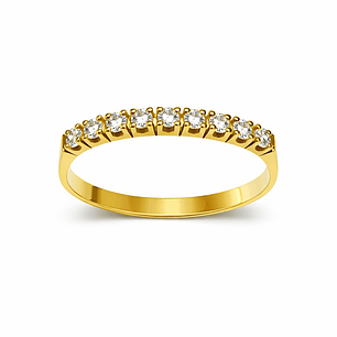 Anillo Oro Amarillo 18kt Esencia