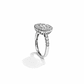 Anillo Oro Blanco 18kt Diamantes 1,74 Qts Halo - Miniatura 2