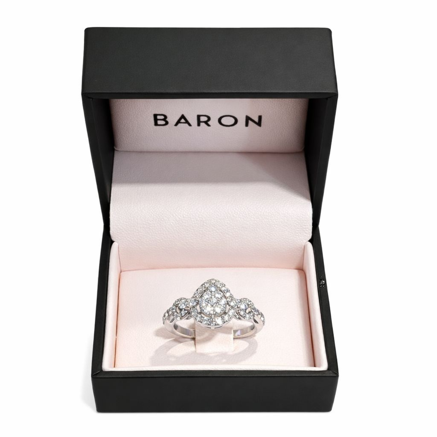 Anillo Oro Blanco 18kt Diamantes 71 Pts 4