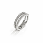 Anillo Oro Blanco 18kt Diamantes 49 Pts - Miniatura 1