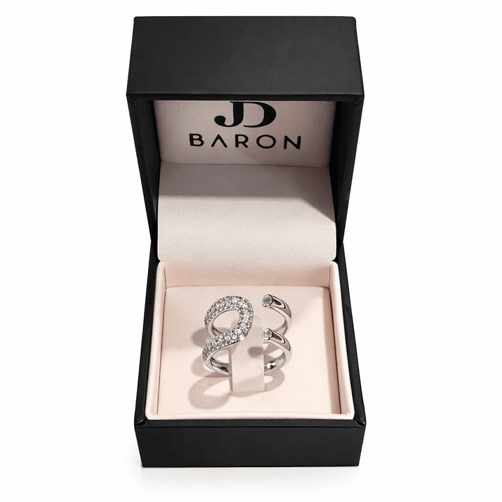 Anillo Oro Blanco 18kt Diamantes 83 Pts 3