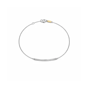Pulsera Oro Blanco 18kt Diamantes 18Pts