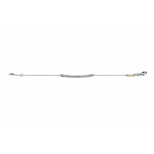 Pulsera Oro Blanco 18kt Diamantes 18Pts