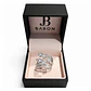 Anillo Oro Blanco 18kt Diamantes 1,39 Qts - Miniatura 3