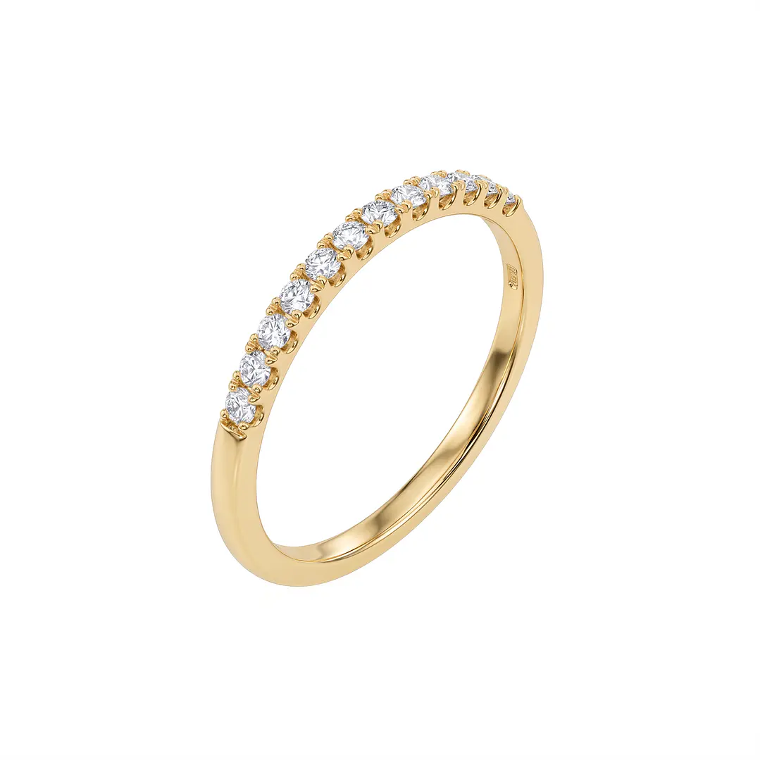 Anillo Oro Amarillo 18kt Diamantes 11 Pts 1