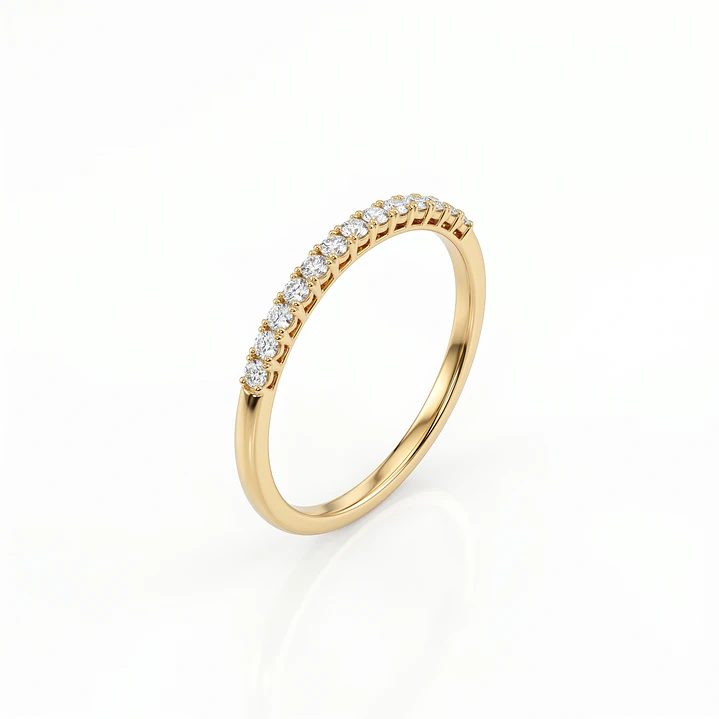 Anillo Oro Amarillo 18kt Diamantes 11 Pts 2