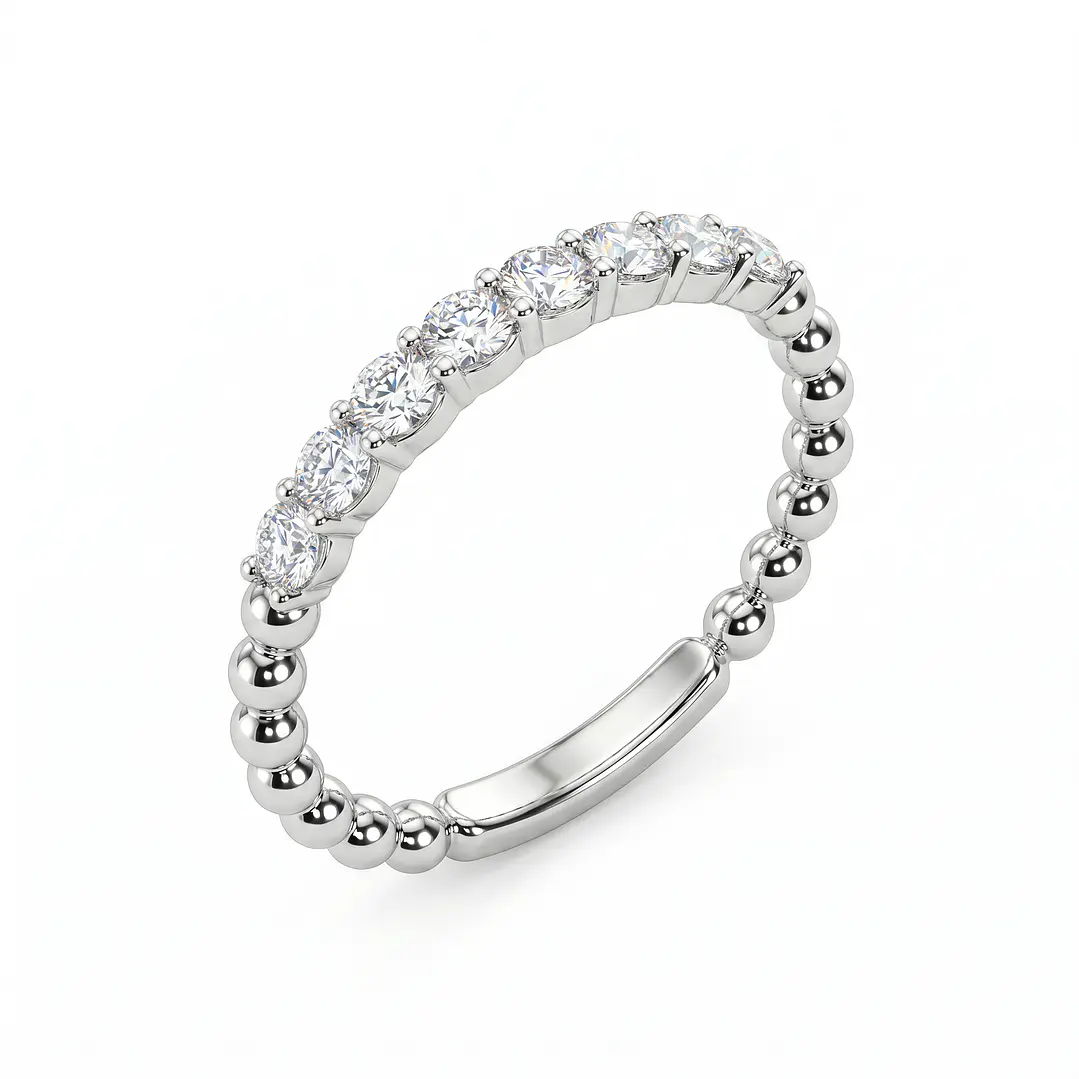 Anillo Oro Blanco 18kt Diamantes 13 Pts Tiara 2