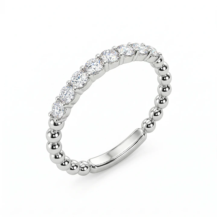 Anillo Oro Blanco 18kt Diamantes 13 Pts Tiara 2