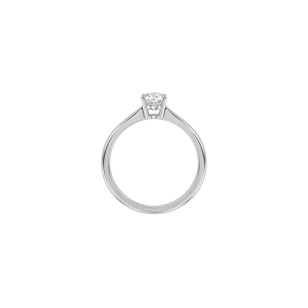 Anillo Oro Blanco 18kt Diamantes Solitario 30 Pts 2