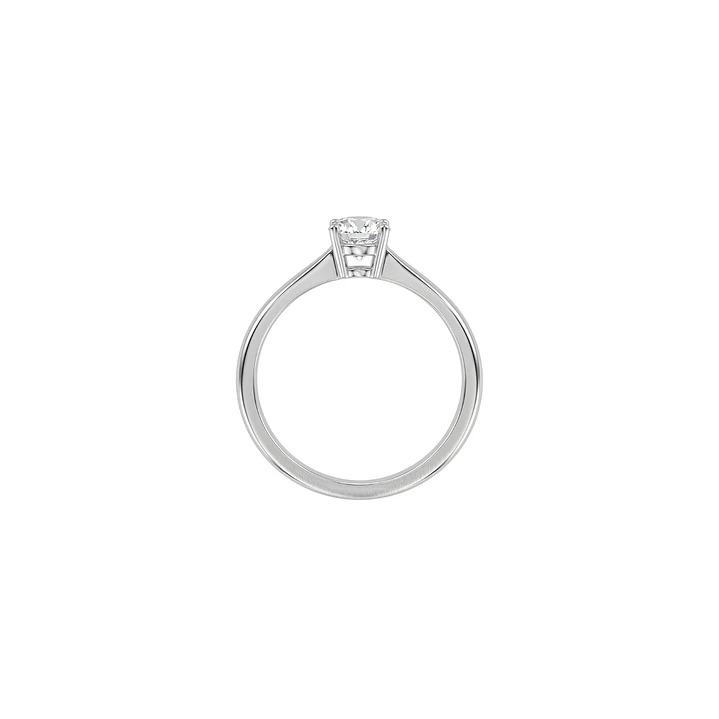 Anillo Oro Blanco 18kt Diamantes Solitario 30 Pts 2