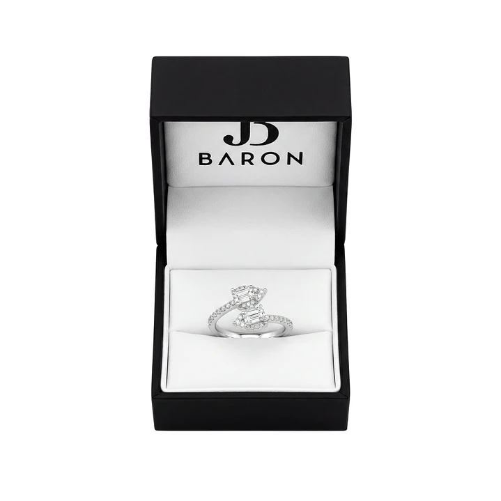 Anillo Oro Blanco 18kt Diamantes 52 Pts 3