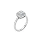 Anillo Oro Blanco 18kt Diamantes 54 Pts Resplandor Real - Miniatura 2