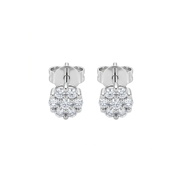 Aros Oro Amarillo 18kt Diamantes 17 Pts 2