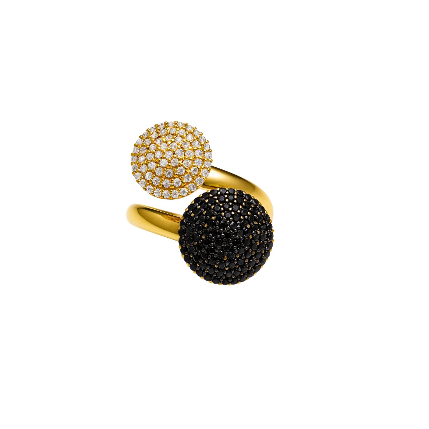 Anillo Oro Amarillo 18Kt Eclipse de Diamantes 3