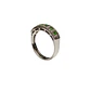 Anillo Oro Blanco 18kt Diamantes 46 Pts. Esmeraldas Natural - Miniatura 3