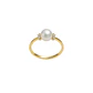 Anillo Oro Amarillo 18kt Diamantes 3Pts Per Cultivada 7MM - Miniatura 3