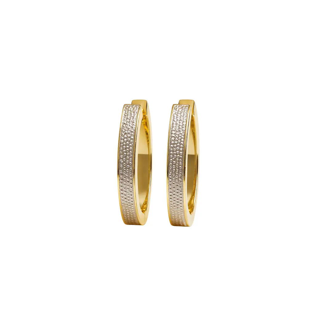 Aros Oro 18kt  Argolla Bicolor 3