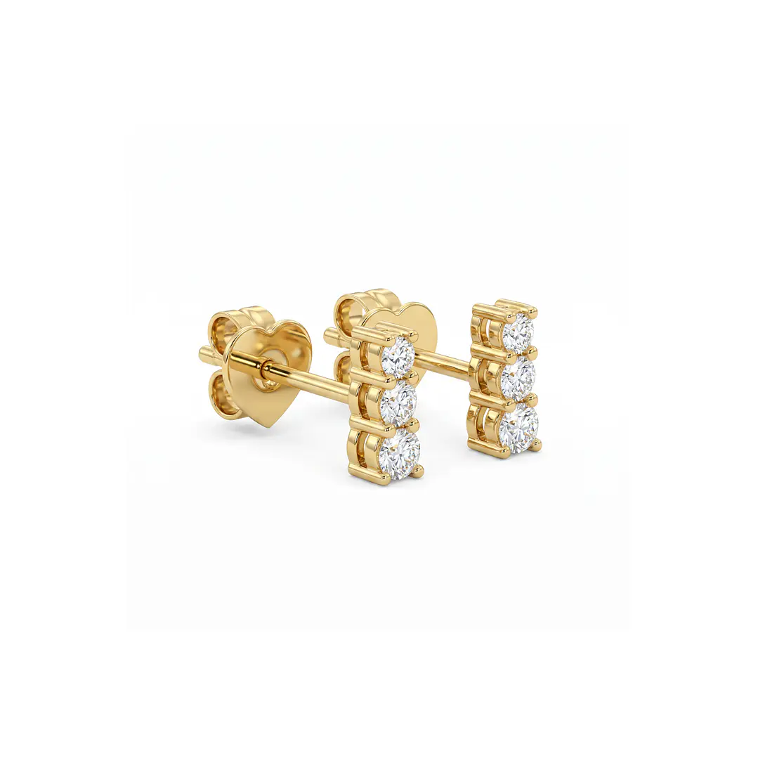Aros Oro Amarillo 18kt Diamantes 22Pts 3