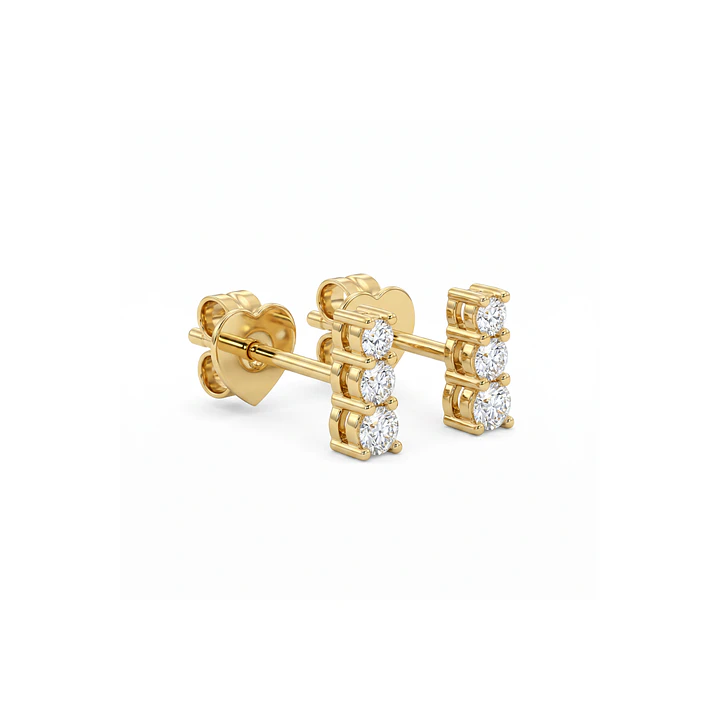 Aros Oro Amarillo 18kt Diamantes 22Pts 3