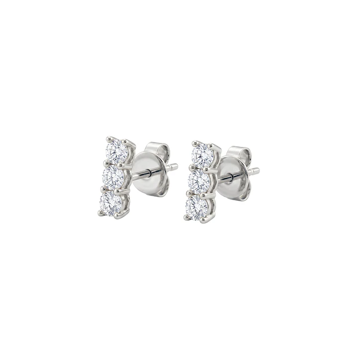 Aros Oro Blanco 18kt Diamantes 22Pts 1
