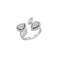 Anillo Oro Blanco 18kt Diamantes Lágrima 1,12 Qts - Miniatura 2