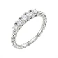 Anillo Oro Blanco 18kt Diamantes 38 Pts Tiara - Miniatura 1