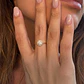 Anillo Compromiso de Oro 18Kt Circón Roseta - Miniatura 4