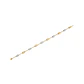 Pulsera de Oro 18kt  Bicolor Barras de dos colores - Miniatura 2