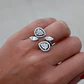 Anillo Oro Blanco 18kt Diamantes Lágrima 1,12 Qts - Miniatura 4