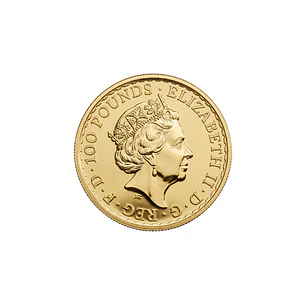Moneda de Oro Britannia 1 oz Gold — £100 | Reino Unido 2022