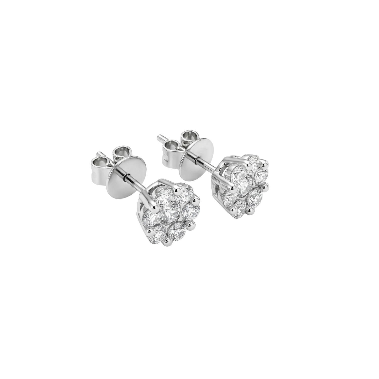 Aros de Oro 18kt con Diamantes 66 Pts Totales SI/H Corte Brillante 30151 - By Danielle Costantini 2