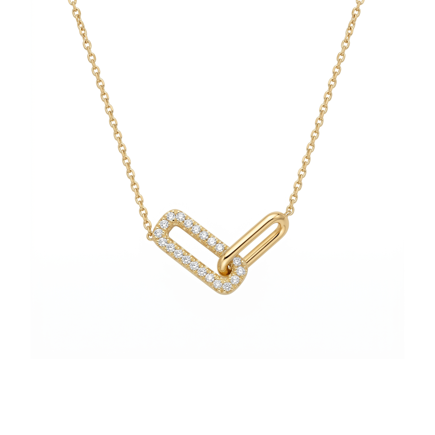 Collar Oro Amarillo 18kt Diamantes 1,06 Qts 2