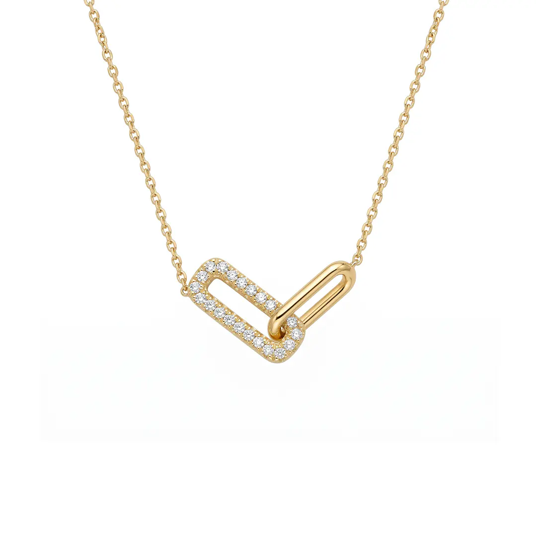 Collar Oro Amarillo 18kt Diamantes 1,06 Qts 2