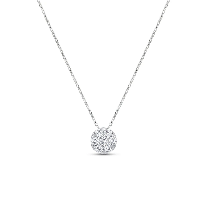 Collar Platino 900 Diamantes 46 Pts 2