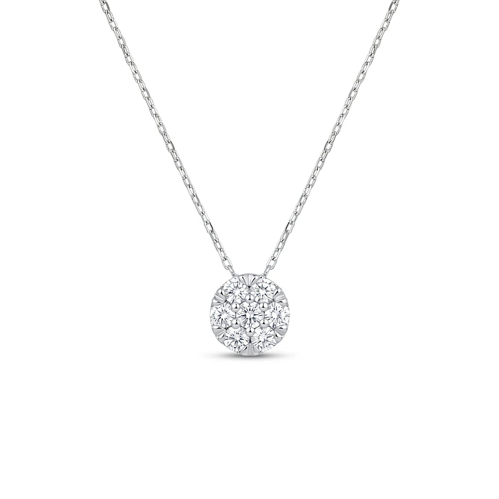 Collar Platino 900 Diamantes 46 Pts 3